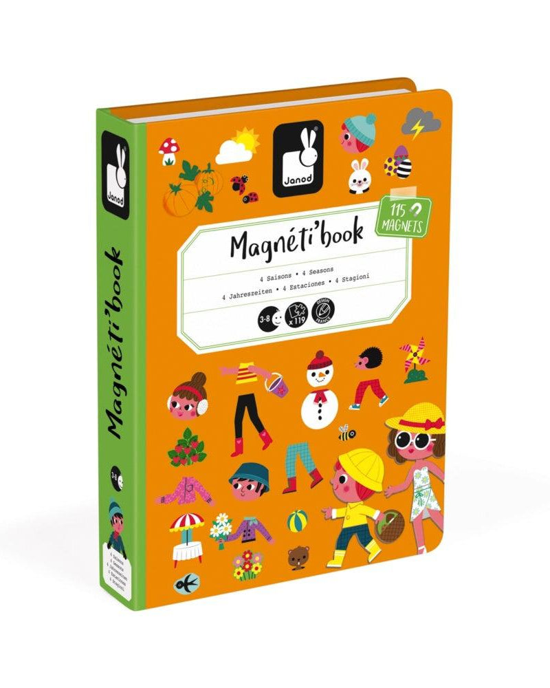 Coffret magnétique - 4 saisons (115 mcx) - Jeux magnétiques - Boutique LeoLudo - Janod