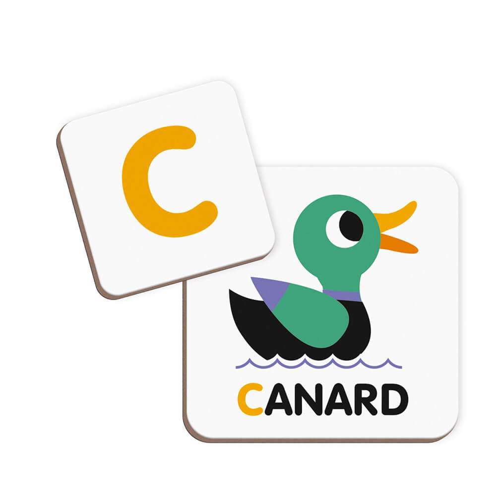 Coffret magnétique - Alphabet (142 mcx) - Jeux magnétiques - Boutique LeoLudo - Janod