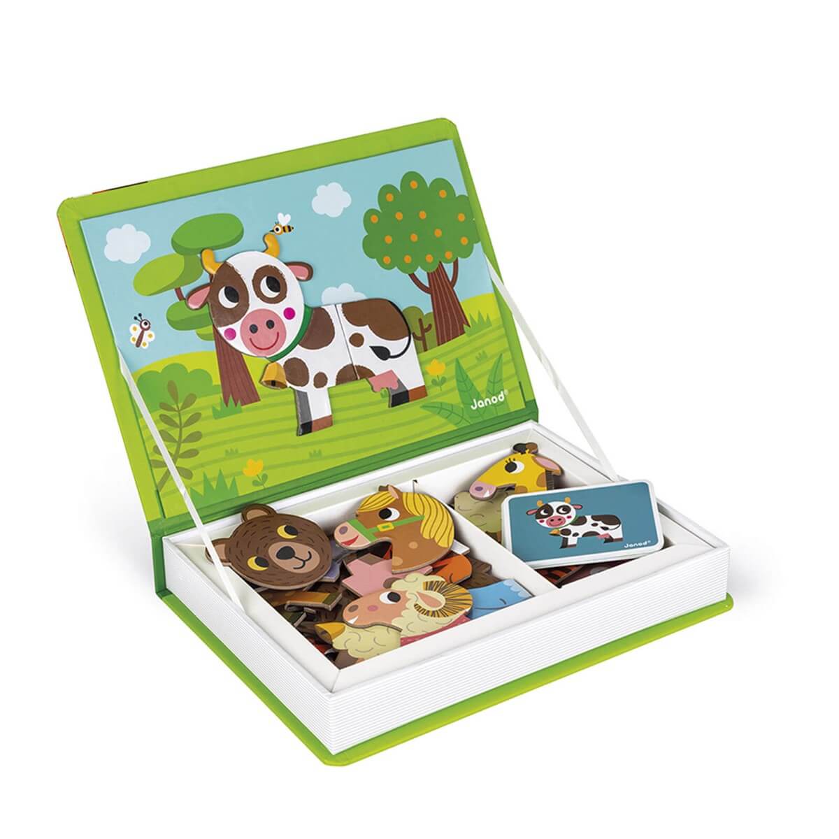 Coffret magnétique - Animaux (30 mcx) - Jeux magnétiques - Boutique LeoLudo - Janod