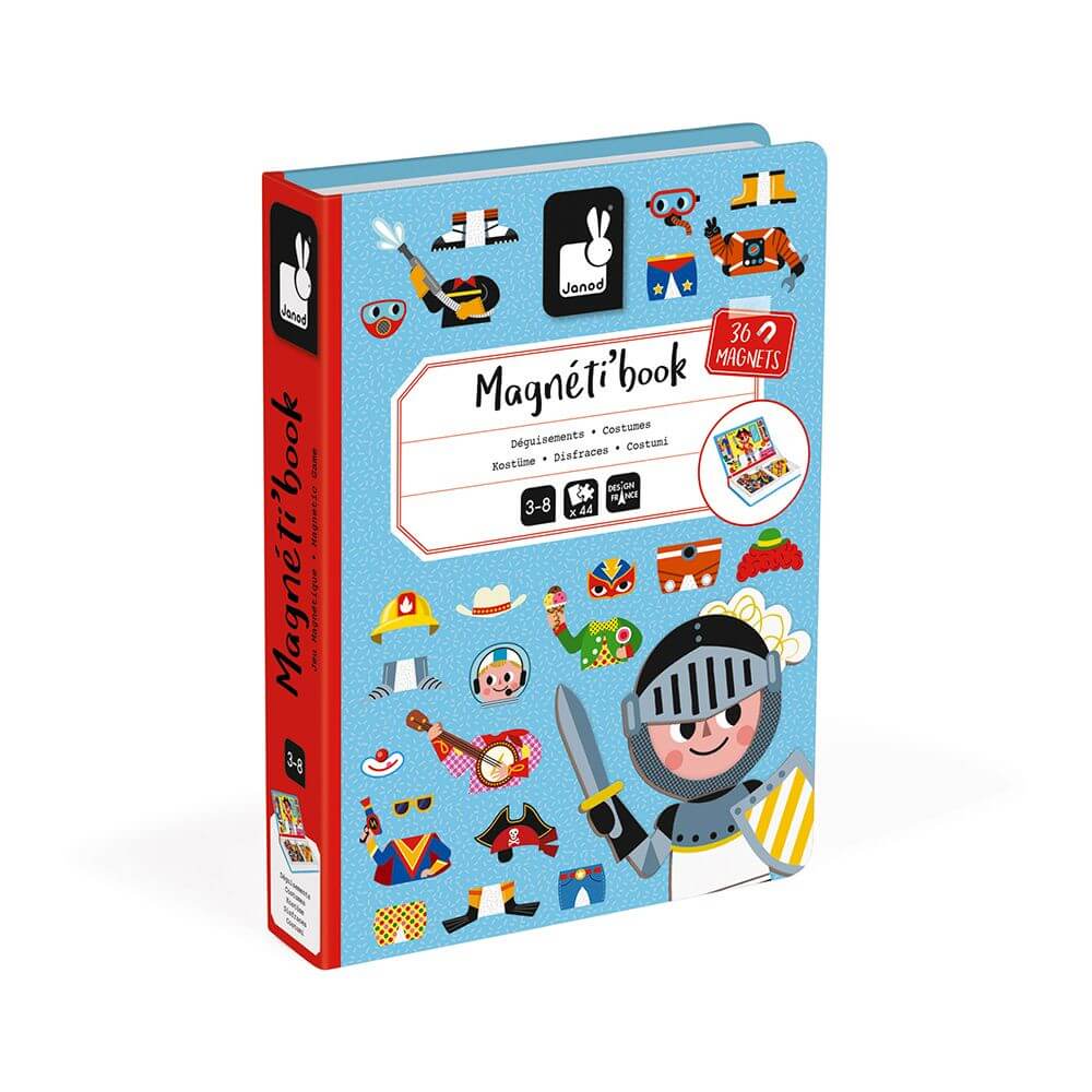 Coffret magnétique - Déguisements de garçons (36 mcx) - Jeux magnétiques - Boutique LeoLudo - Janod