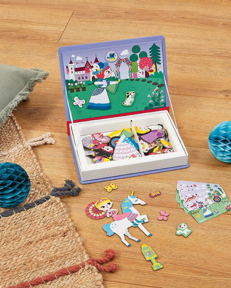 Coffret magnétique - Princesses (55 mcx) - Jeux magnétiques - Boutique LeoLudo - Janod
