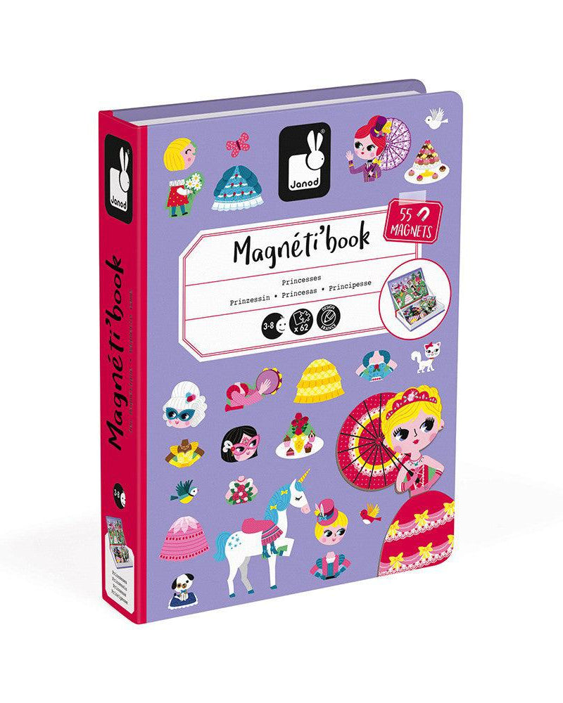 Coffret magnétique - Princesses (55 mcx) - Jeux magnétiques - Boutique LeoLudo - Janod