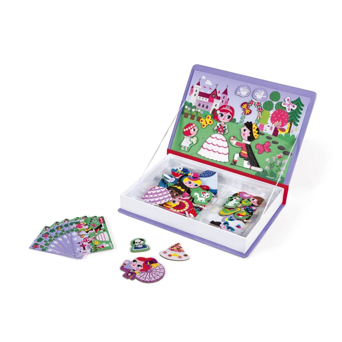 Coffret magnétique - Princesses (55 mcx) - Jeux magnétiques - Boutique LeoLudo - Janod
