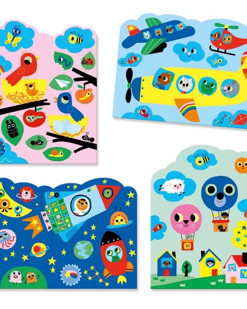 Coloriage à l'eau - Caché dans le ciel - Art & bricolage - Boutique LeoLudo - Djeco