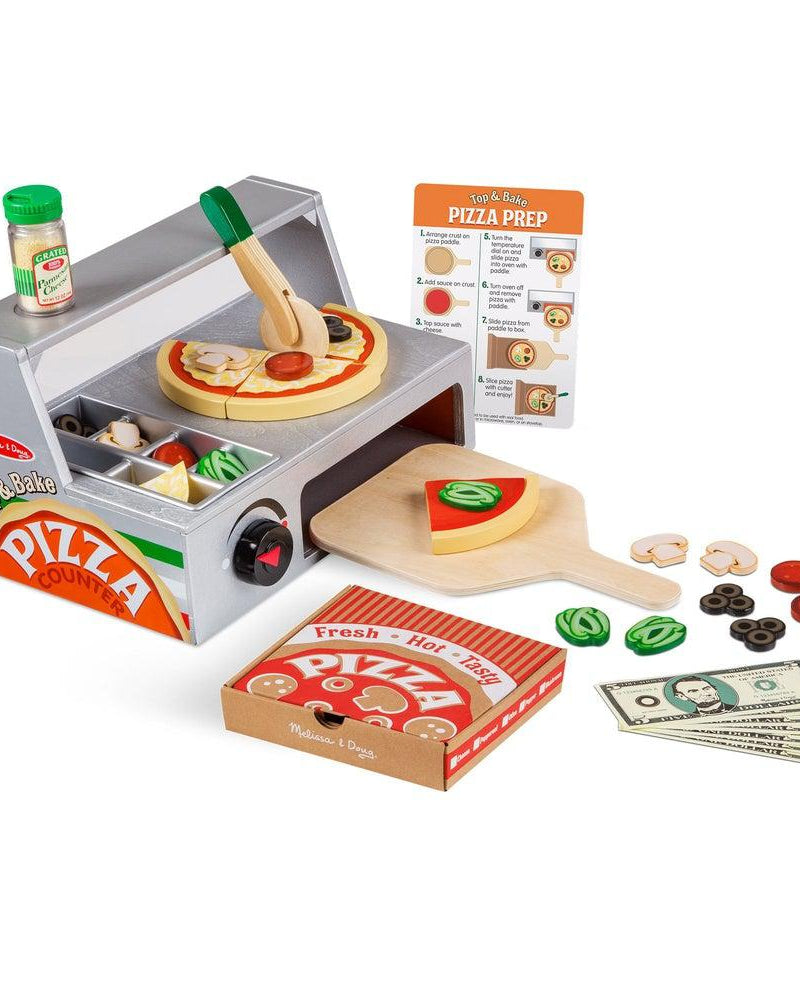 Comptoir à pizza -Jouets d'imitation- Boutique LeoLudo-Melissa & Doug
