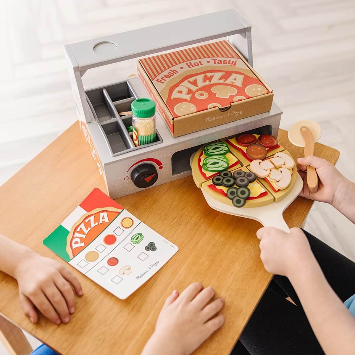Comptoir à pizza -Jouets d'imitation- Boutique LeoLudo-Melissa & Doug