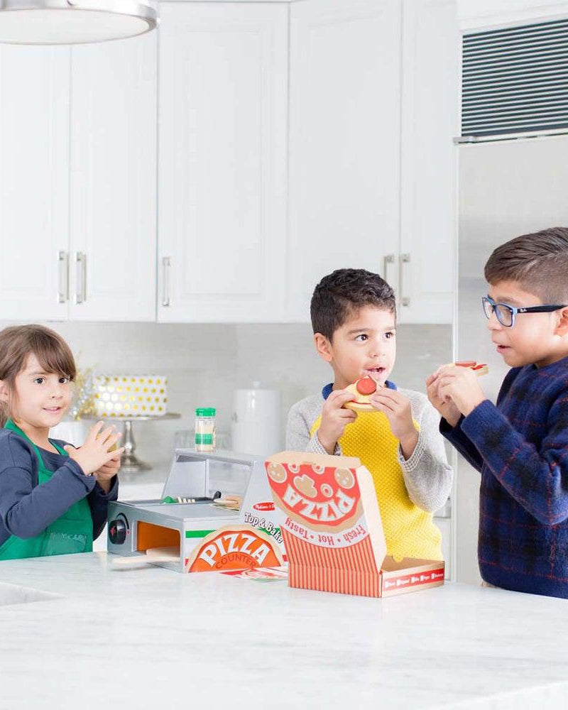 Comptoir à pizza -Jouets d'imitation- Boutique LeoLudo-Melissa & Doug