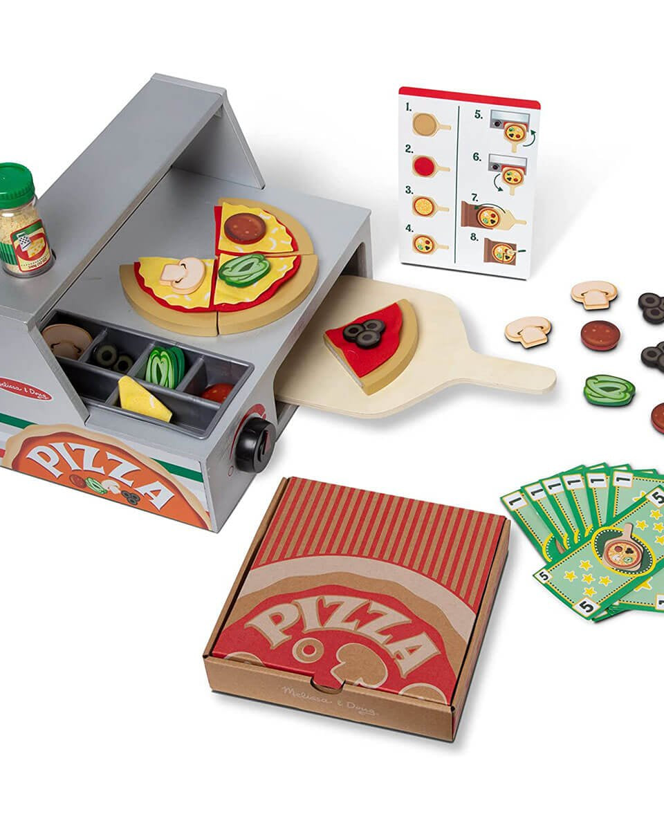 Comptoir à pizza -Jouets d'imitation- Boutique LeoLudo-Melissa & Doug