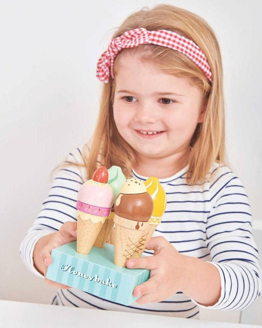 Cornets de crème glacée Honeybake - Jouets d'imitation - Boutique LeoLudo - Le Toy Van