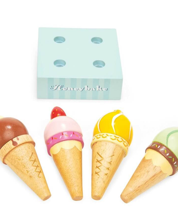 Cornets de crème glacée Honeybake - Jouets d'imitation - Boutique LeoLudo - Le Toy Van
