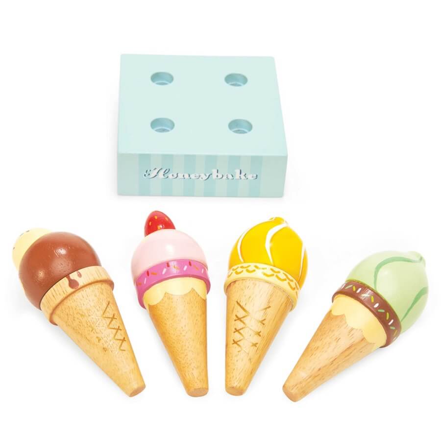 Cornets de crème glacée Honeybake - Jouets d'imitation - Boutique LeoLudo - Le Toy Van
