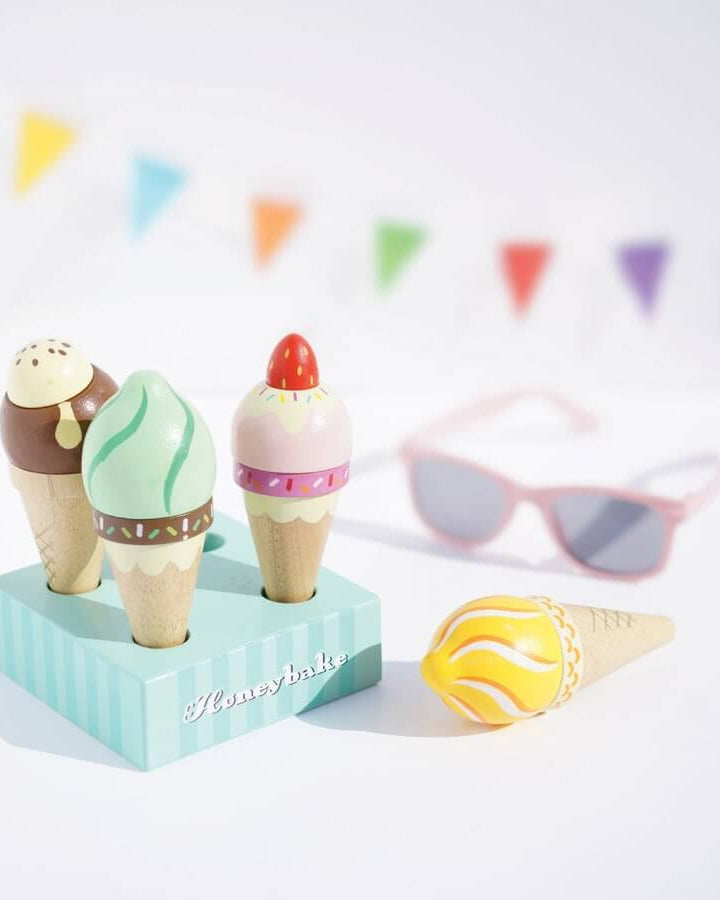 Cornets de crème glacée Honeybake - Jouets d'imitation - Boutique LeoLudo - Le Toy Van