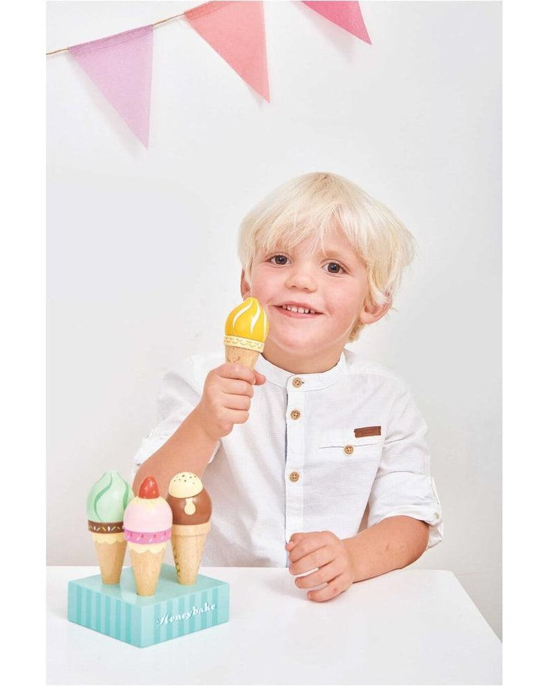 Cornets de crème glacée Honeybake - Jouets d'imitation - Boutique LeoLudo - Le Toy Van