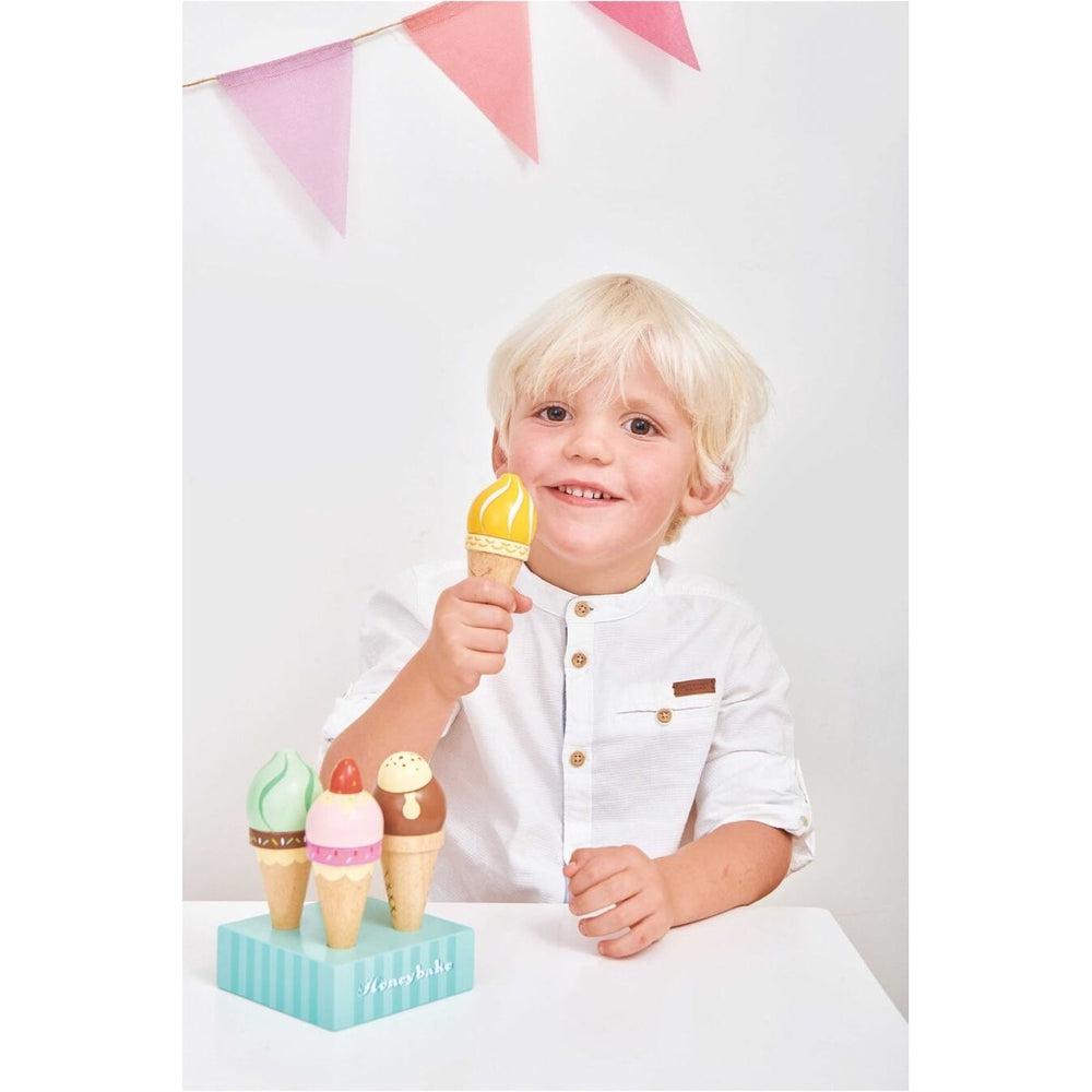 Cornets de crème glacée Honeybake - Jouets d'imitation - Boutique LeoLudo - Le Toy Van
