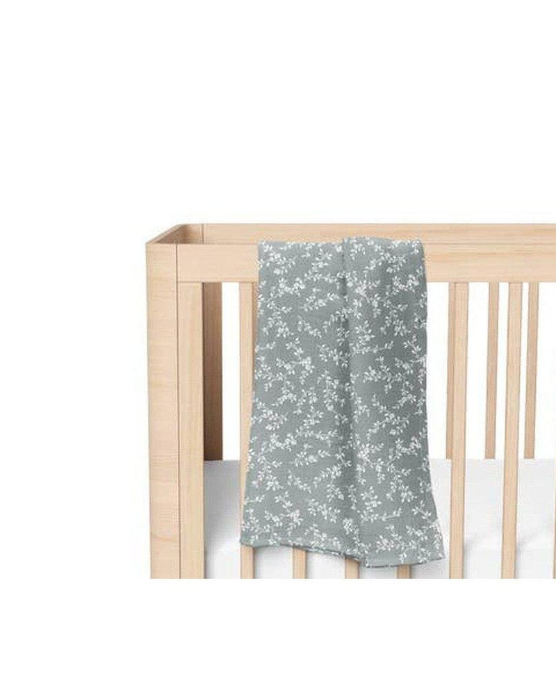 Couverture de mousseline Bloom Blue - Couvertures - Boutique LeoLudo - Mini Scout