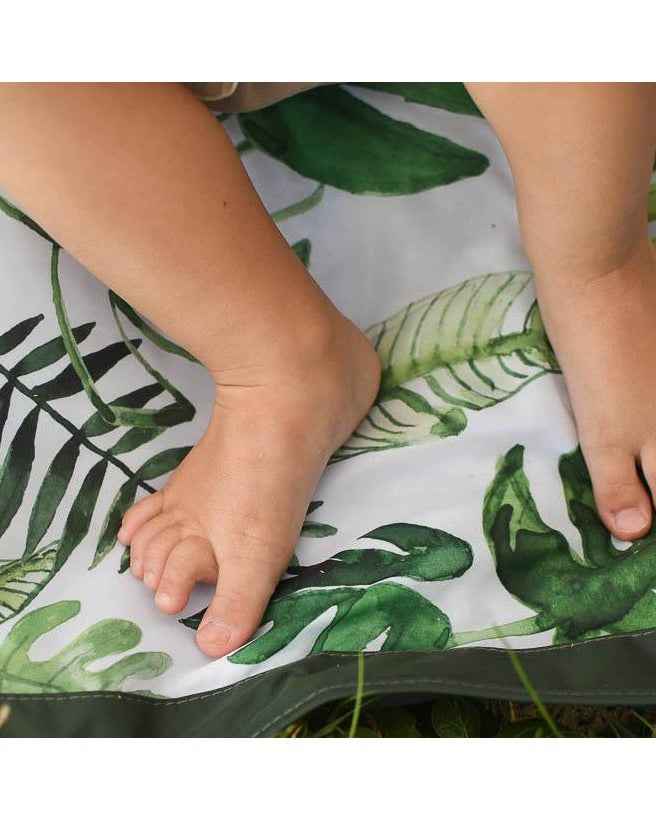 Couverture d'extérieur 5 x 5 - Tropical Leaf - Couvertures - Boutique LeoLudo - Little Unicorn