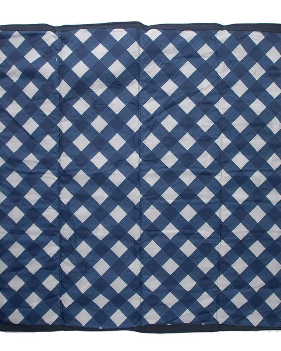 Couverture d'extérieur 5x5 pieds - Navy Plaid - Couvertures - Boutique LeoLudo - Little Unicorn