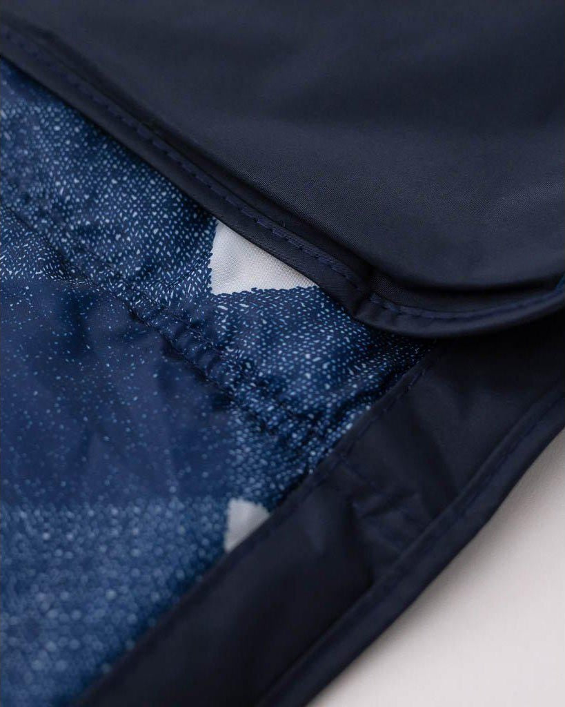 Couverture d'extérieur 5x5 pieds - Navy Plaid - Couvertures - Boutique LeoLudo - Little Unicorn