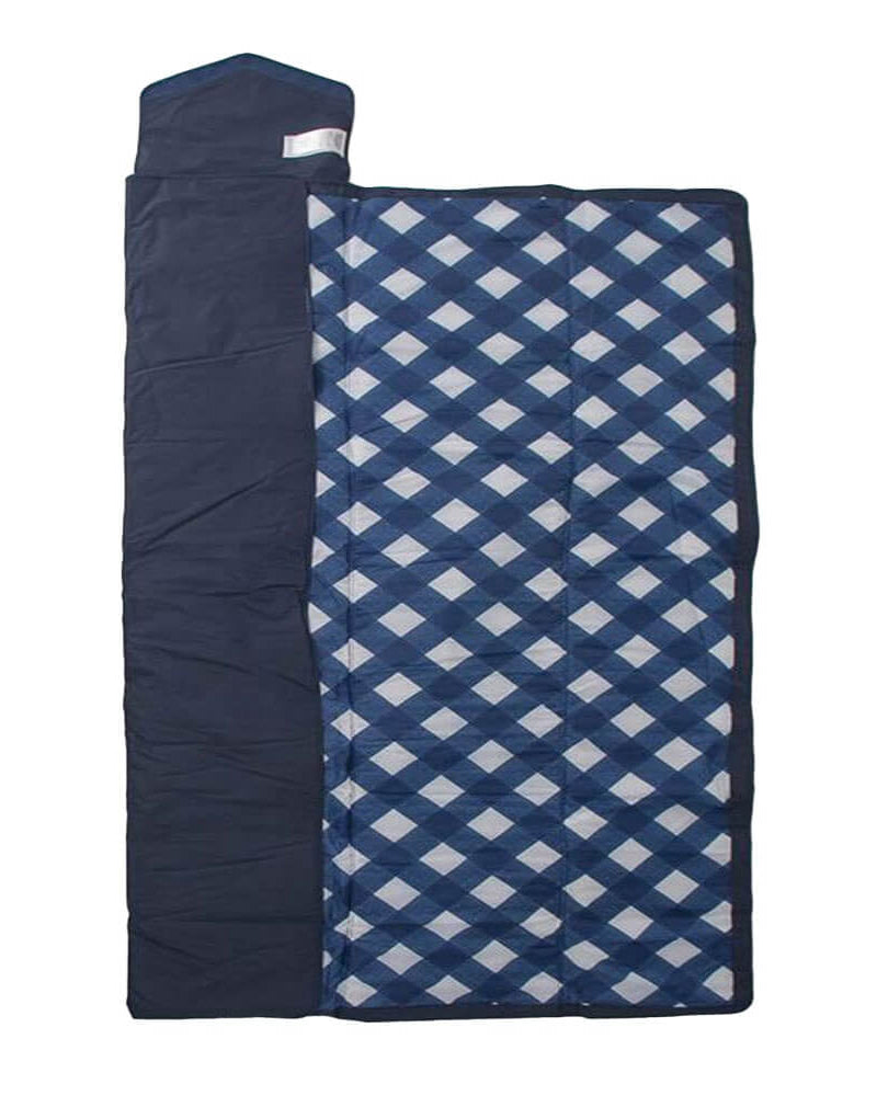 Couverture d'extérieur 5x5 pieds - Navy Plaid - Couvertures - Boutique LeoLudo - Little Unicorn