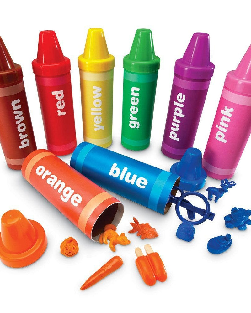 Crayons de triage arc - en - ciel - Jeux éducatifs - Boutique LeoLudo - Learning Resources