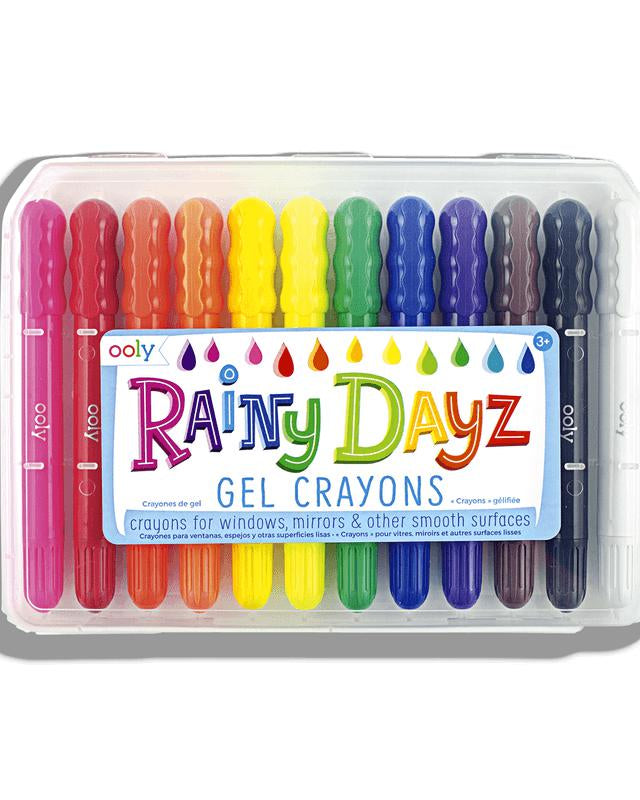 Crayons gel Rainy Dayz (12 pcs) - Art & bricolage - Boutique LeoLudo - OOLY