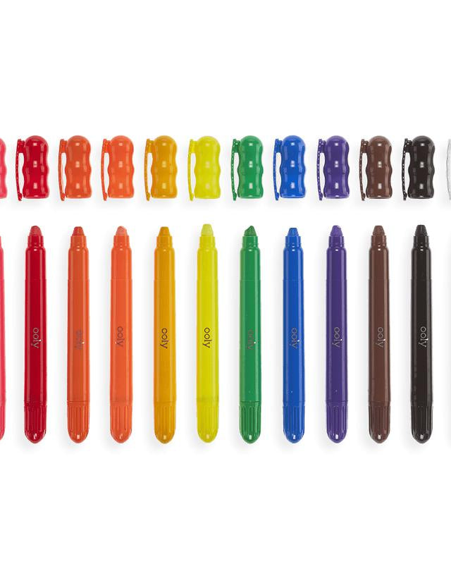 Crayons gel Rainy Dayz (12 pcs) - Art & bricolage - Boutique LeoLudo - OOLY