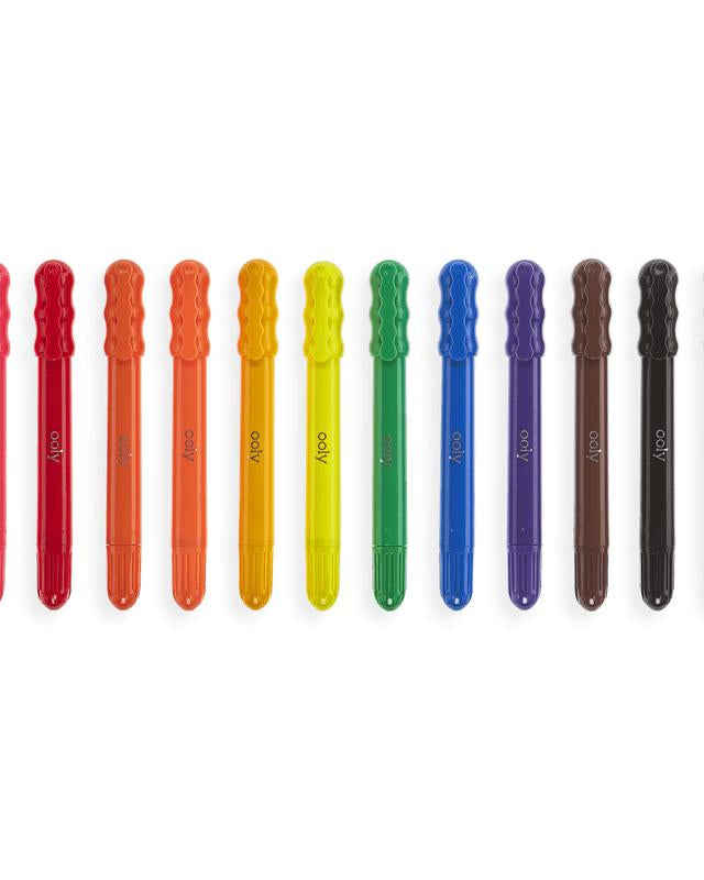 Crayons gel Rainy Dayz (12 pcs) - Art & bricolage - Boutique LeoLudo - OOLY