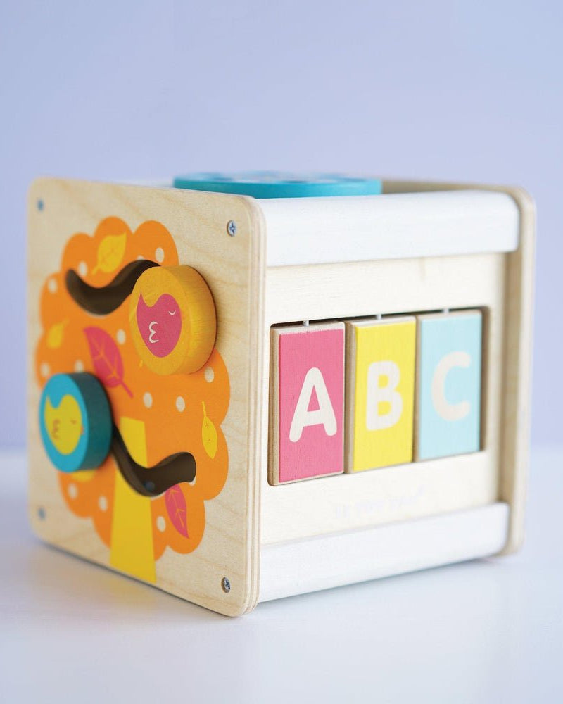 Cube d'activités Petilou - Jouets d'éveil - Boutique LeoLudo - Le Toy Van