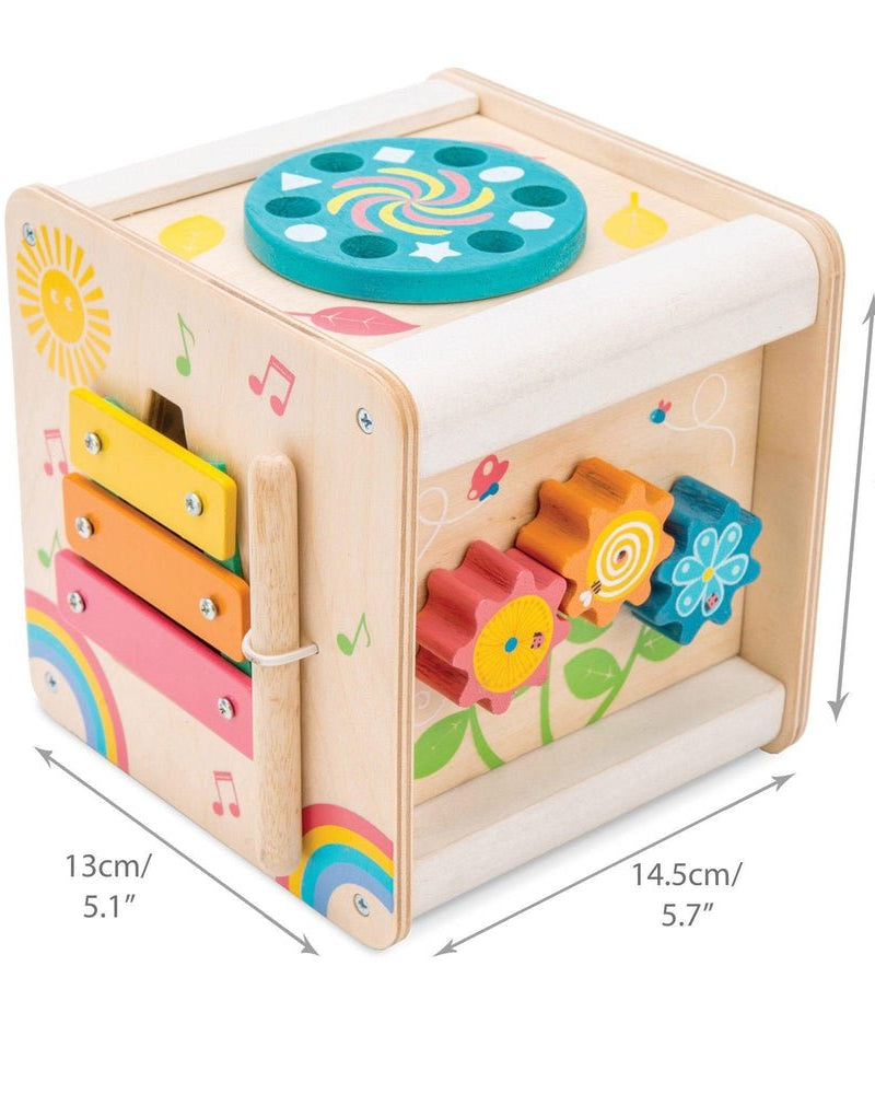 Cube d'activités Petilou - Jouets d'éveil - Boutique LeoLudo - Le Toy Van