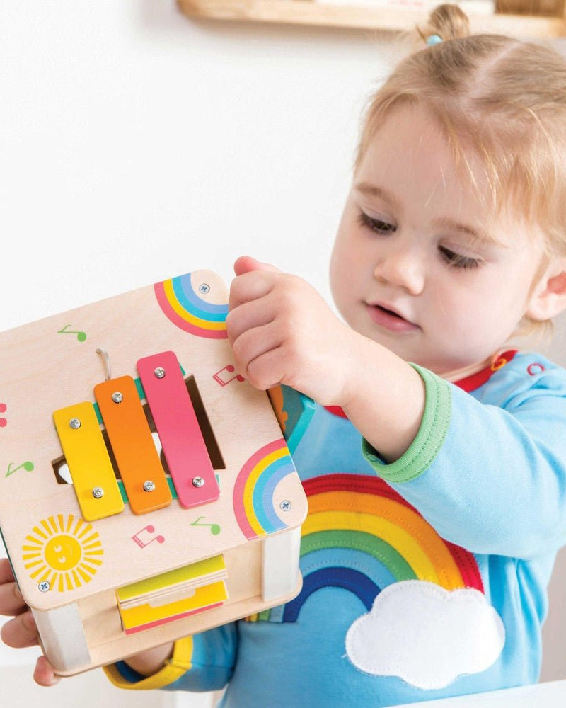 Cube d'activités Petilou - Jouets d'éveil - Boutique LeoLudo - Le Toy Van