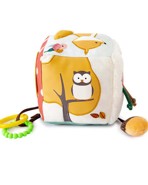 Cube d'activités sensorielles en tissu - Forêt - Jouets d'éveil - Boutique LeoLudo - Little Big Friends