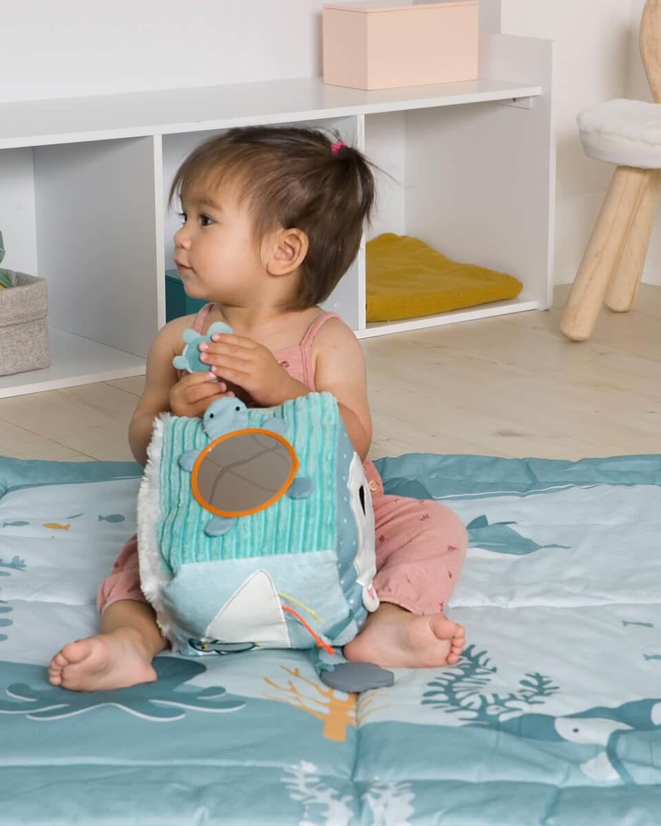 Cube d'activités sensorielles souple - Océan - Jouets d'éveil - Boutique LeoLudo - Little Big Friends