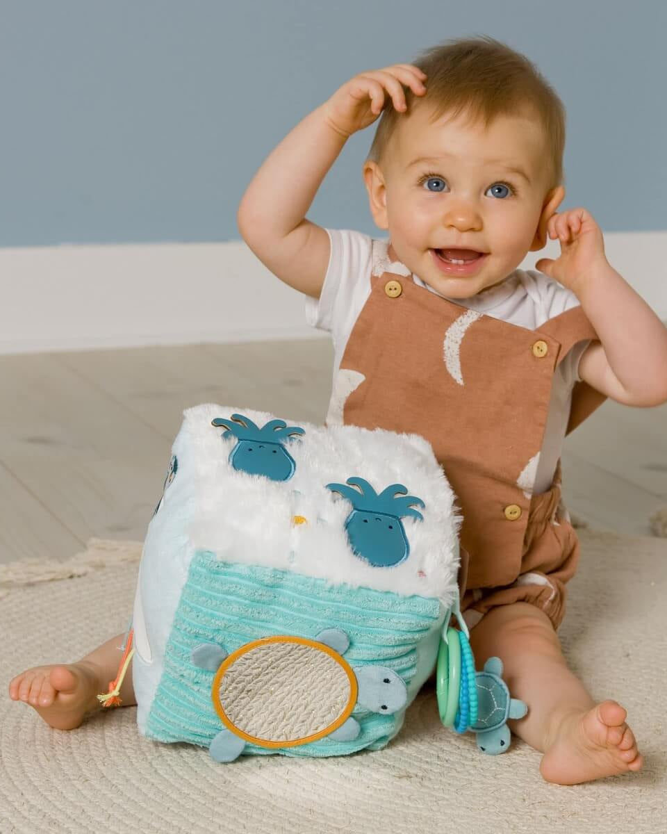 Cube d'activités sensorielles souple - Océan - Jouets d'éveil - Boutique LeoLudo - Little Big Friends
