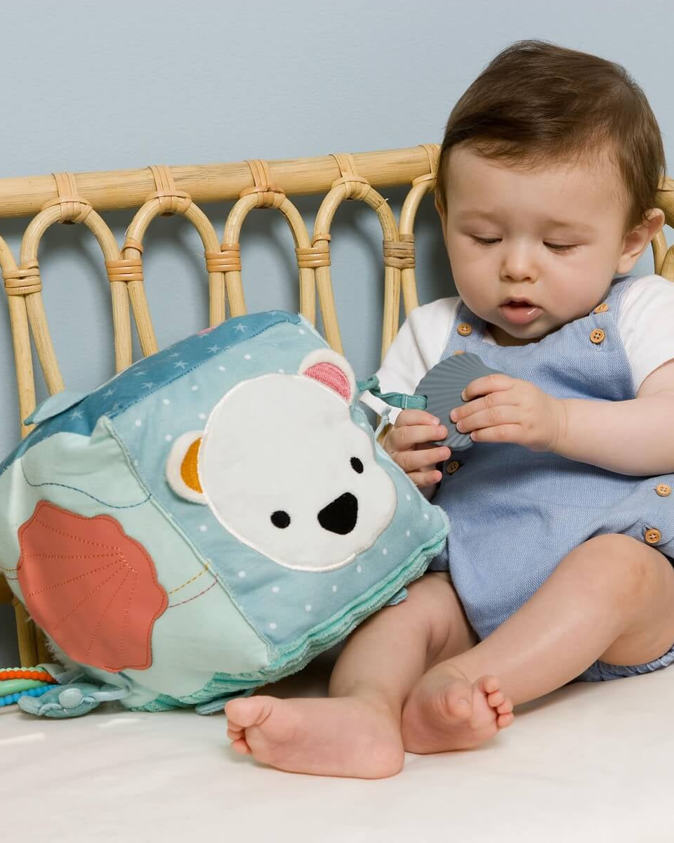 Cube d'activités sensorielles souple - Océan - Jouets d'éveil - Boutique LeoLudo - Little Big Friends