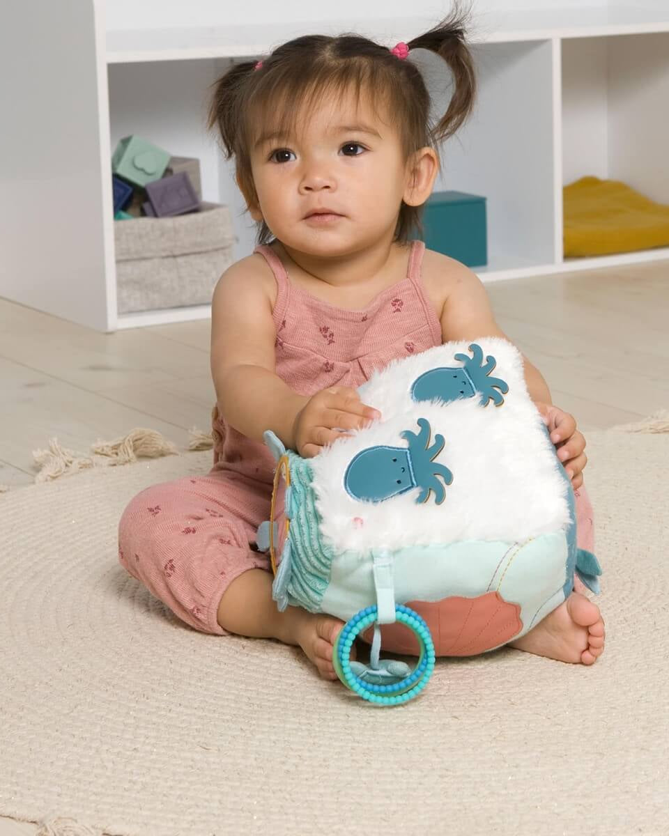 Cube d'activités sensorielles souple - Océan - Jouets d'éveil - Boutique LeoLudo - Little Big Friends