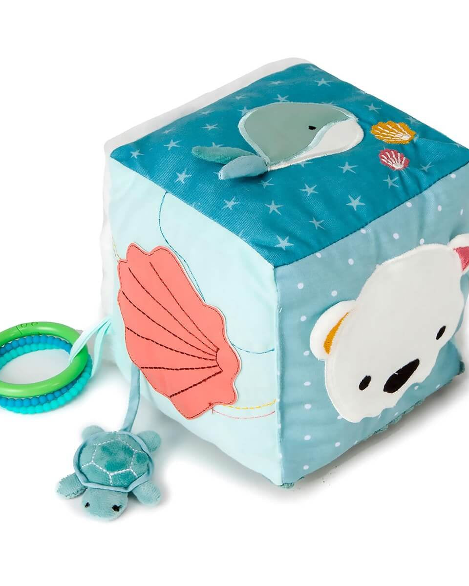 Cube d'activités sensorielles souple - Océan - Jouets d'éveil - Boutique LeoLudo - Little Big Friends