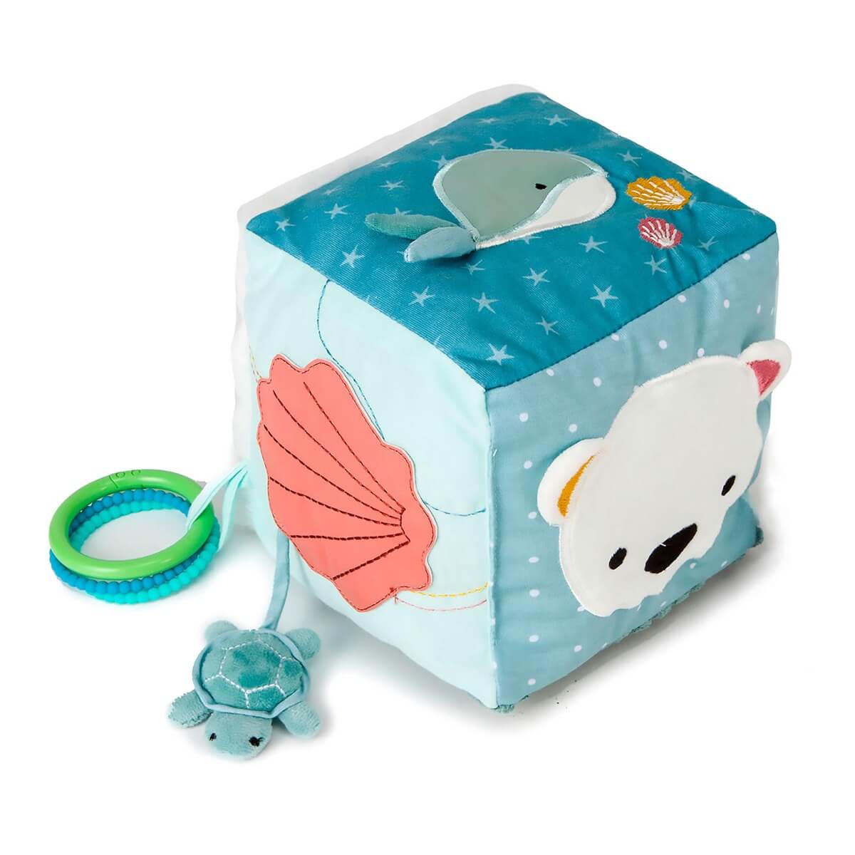 Cube d'activités sensorielles souple - Océan - Jouets d'éveil - Boutique LeoLudo - Little Big Friends
