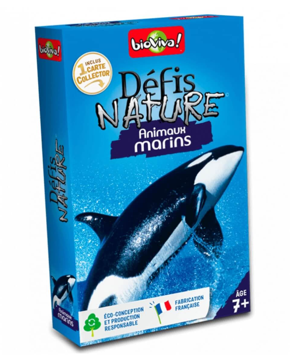 Défis Nature - Animaux marins - Jeux de société - Boutique LeoLudo - Bioviva