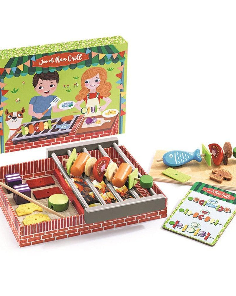 Dînette BBQ Joe et Max Grill - Jouets d'imitation - Boutique LeoLudo - Djeco