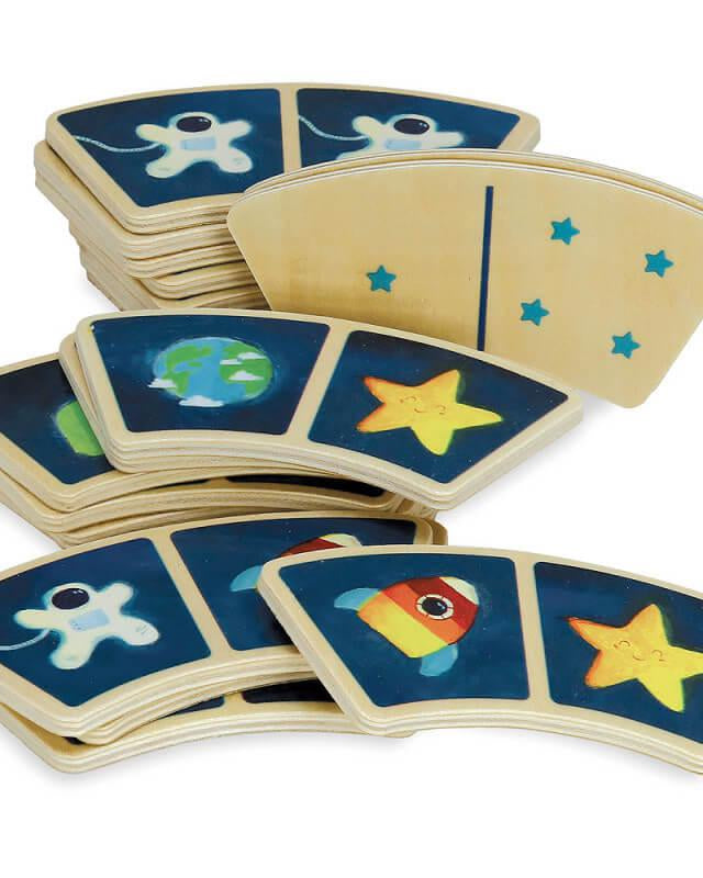 Dominos - Dans les étoiles - Jeux de société - Boutique LeoLudo - Vilac