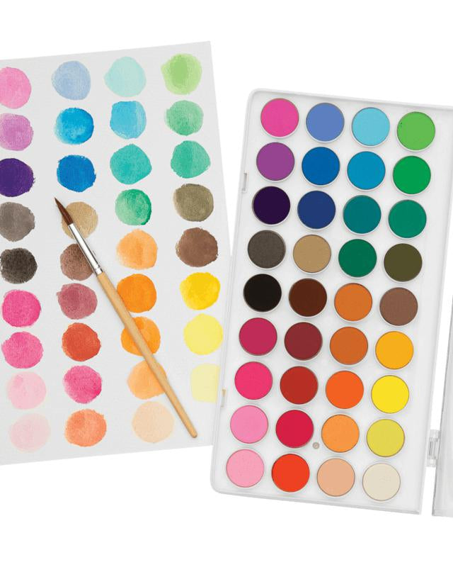 Dosettes de peinture à l'aquarelle (36 couleurs) - Art & bricolage - Boutique LeoLudo - OOLY