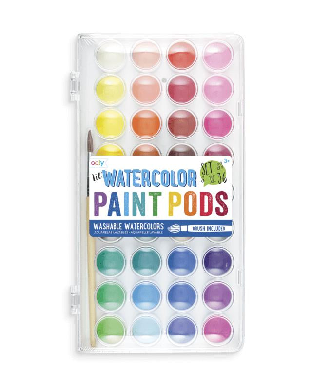 Dosettes de peinture à l'aquarelle (36 couleurs) - Art & bricolage - Boutique LeoLudo - OOLY