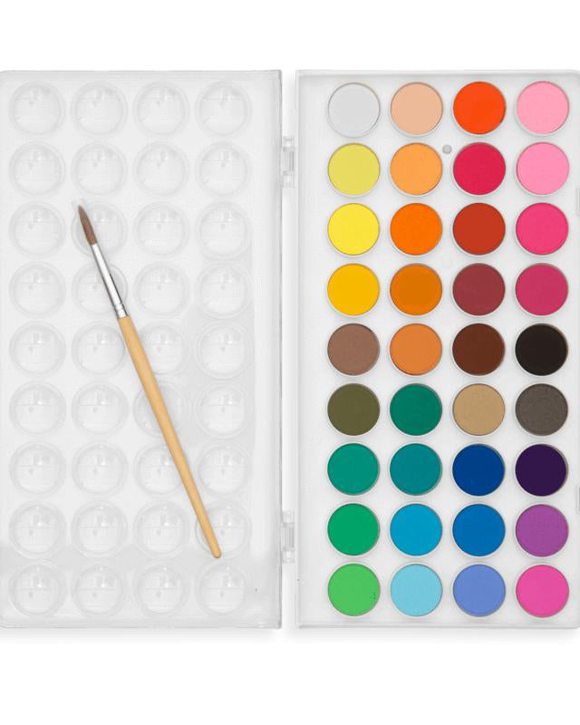 Dosettes de peinture à l'aquarelle (36 couleurs) - Art & bricolage - Boutique LeoLudo - OOLY