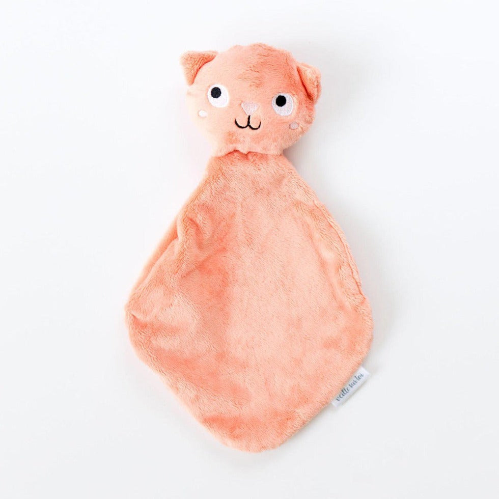 Doudou - Bébé chat Corail-Peluche-Veille sur toi-Boutique LeoLudo