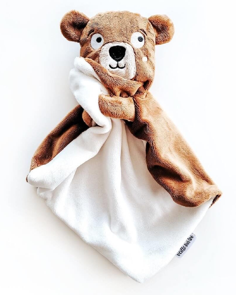 Doudou Winston l'ours brun -Peluches- Boutique LeoLudo-Veille sur toi