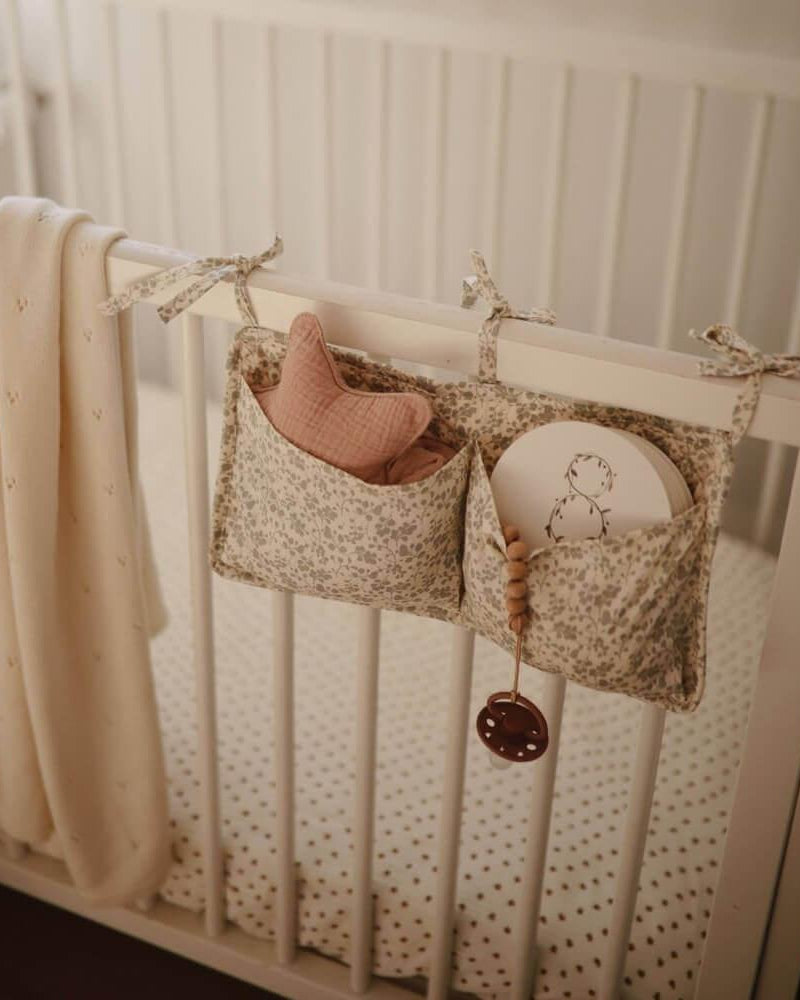 Drap contour de lit de bébé en mousseline - Bloom - Literie - Boutique LeoLudo - Mushie