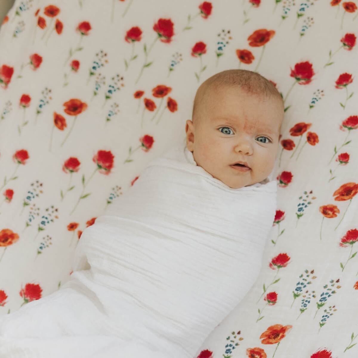 Drap contour en mousseline pour lit de bébé - Wild Mums - Literie - Boutique LeoLudo - Little Unicorn