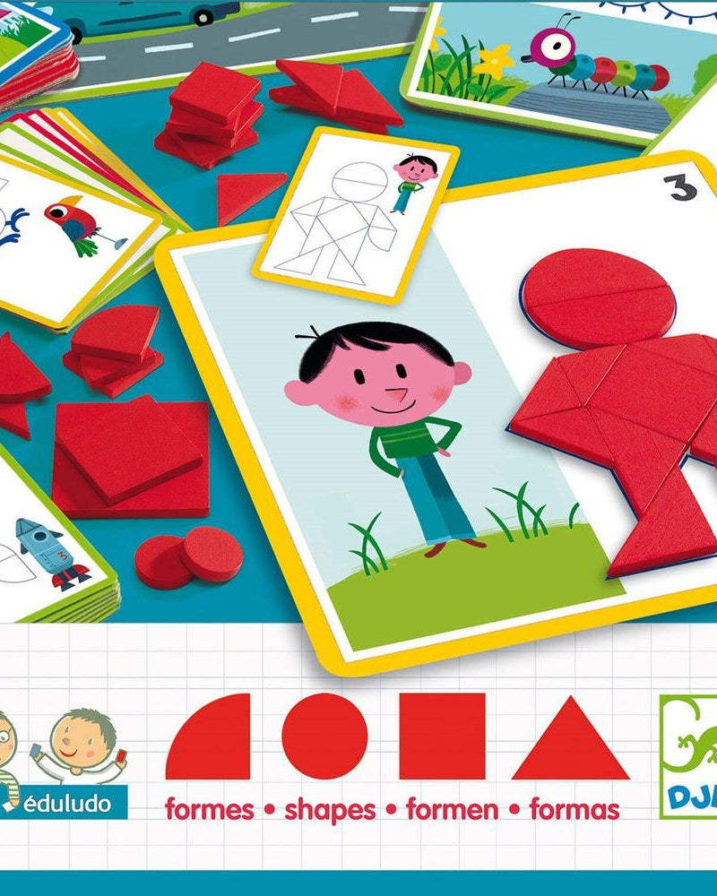 Eduludo - J'apprends les formes - Jeux éducatifs - Boutique LeoLudo - Djeco