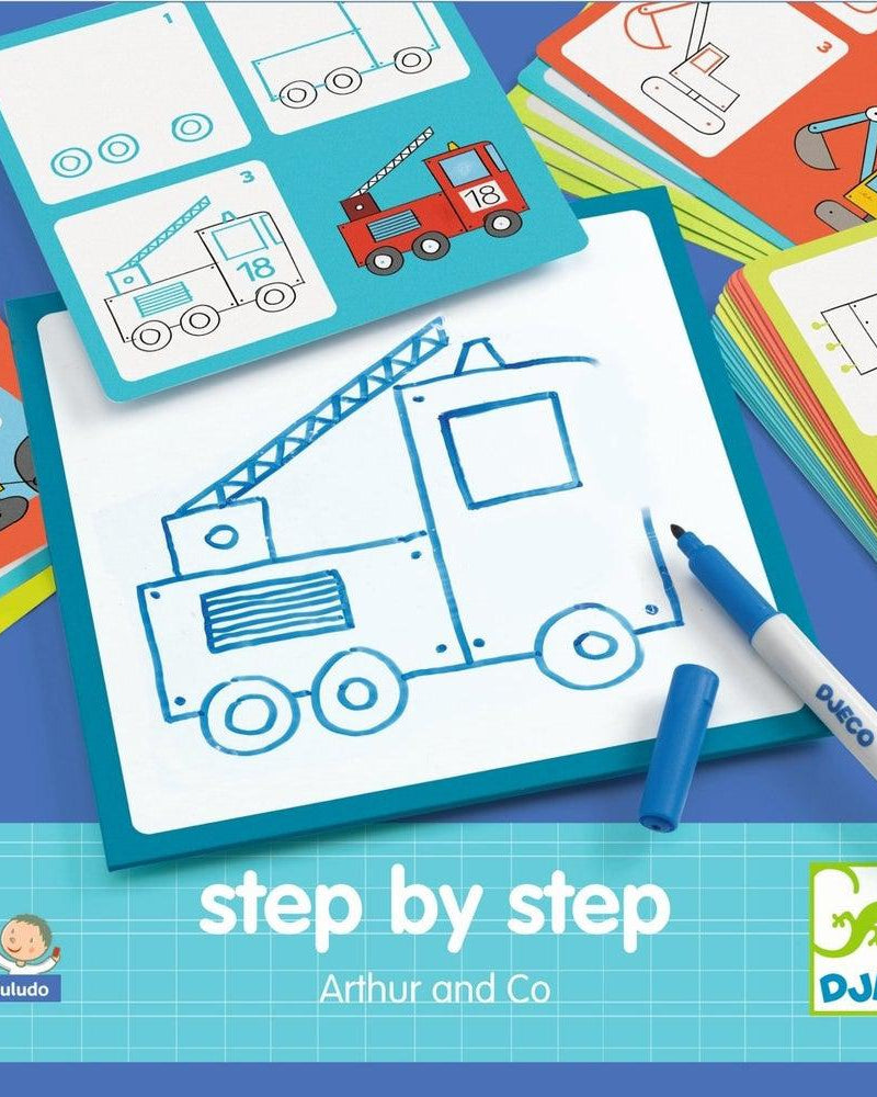 Eduludo - Step by step Arthur - Jeux éducatifs - Boutique LeoLudo - Djeco