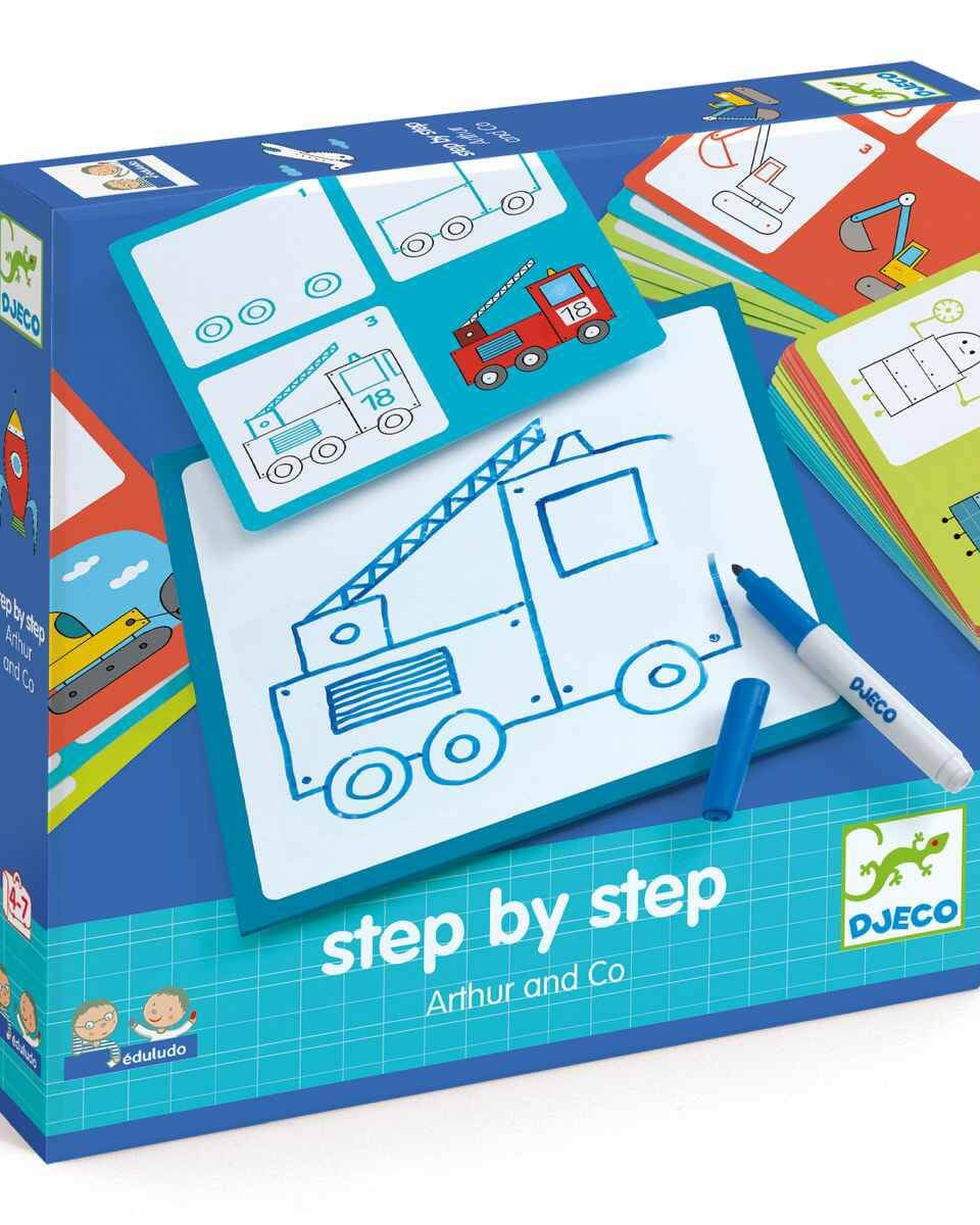 Eduludo - Step by step Arthur - Jeux éducatifs - Boutique LeoLudo - Djeco